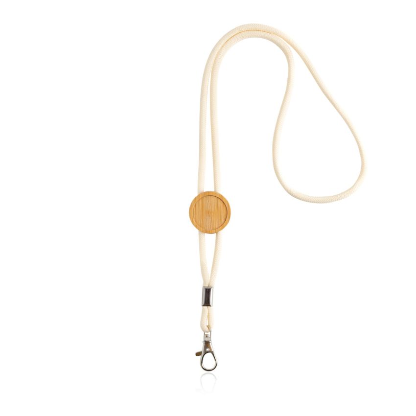 West Lanyard ajustable de bambú