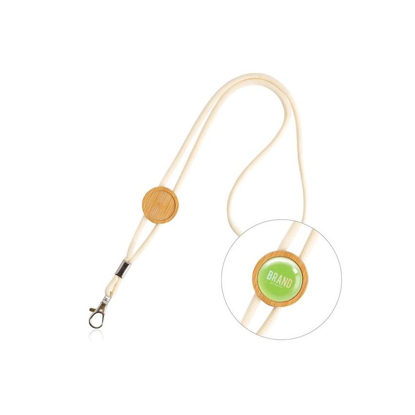 West Lanyard ajustable de bambú