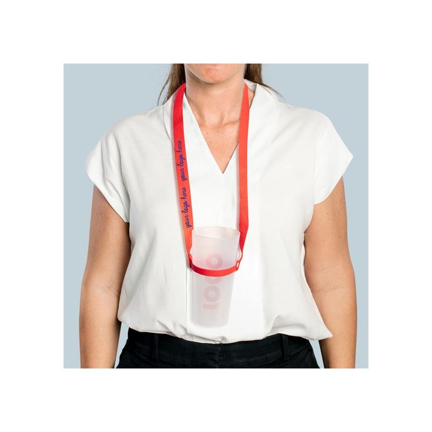 Lanyard porta copas para festivales