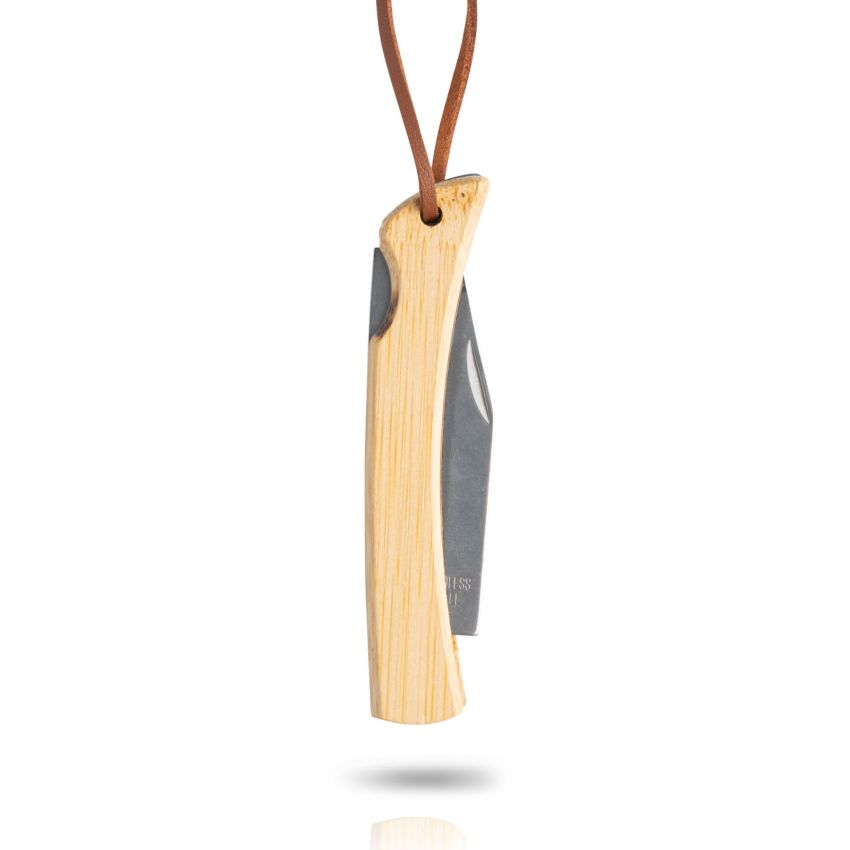Bamblade Cuchillo de bambú y acero inoxidable