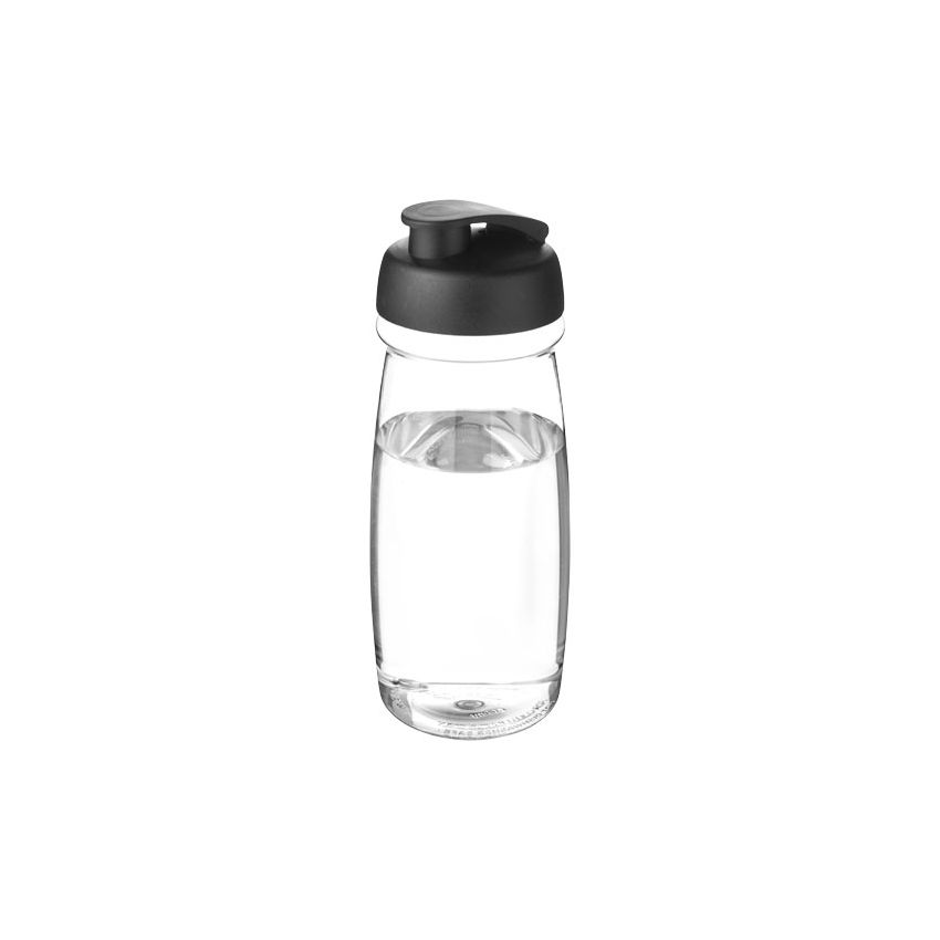 Botella deportiva con tapa abatible de 600 ml H2O Pulse®