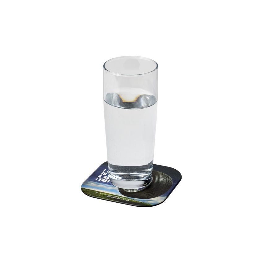 Posavasos cuadrado de material de neumáticos Brite-Mat®