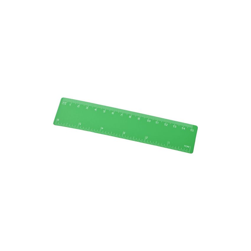 Régua de plástico de 15 cm 