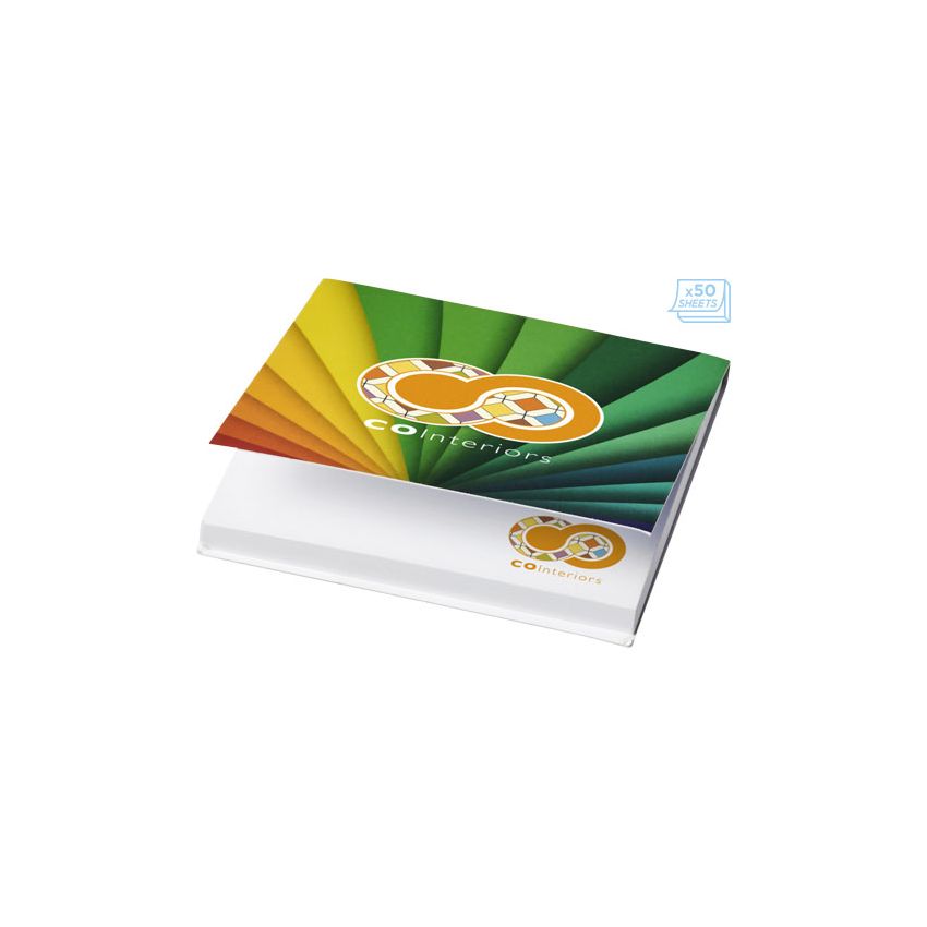 Notas adhesivas Sticky-Mate® con tapa blanda 75x75mm
