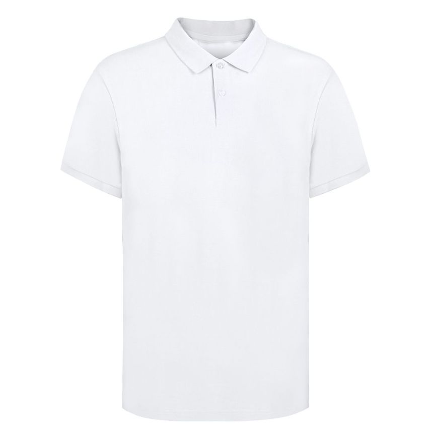 Polo blanco de adulto Koupan