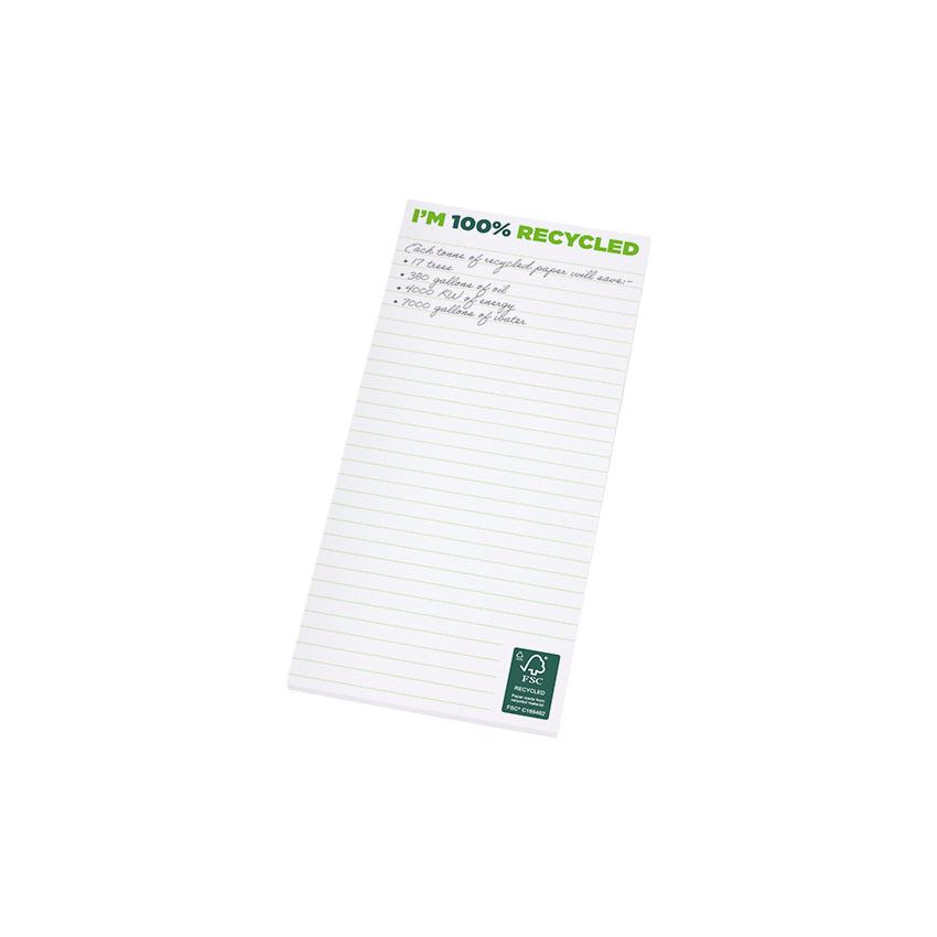 Bloc de notas 1/3 A4 reciclado 