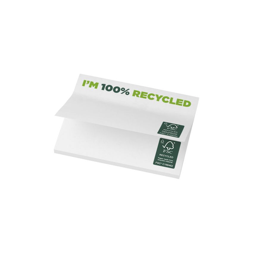 Notas adhesivas recicladas 100 x 75 mm 