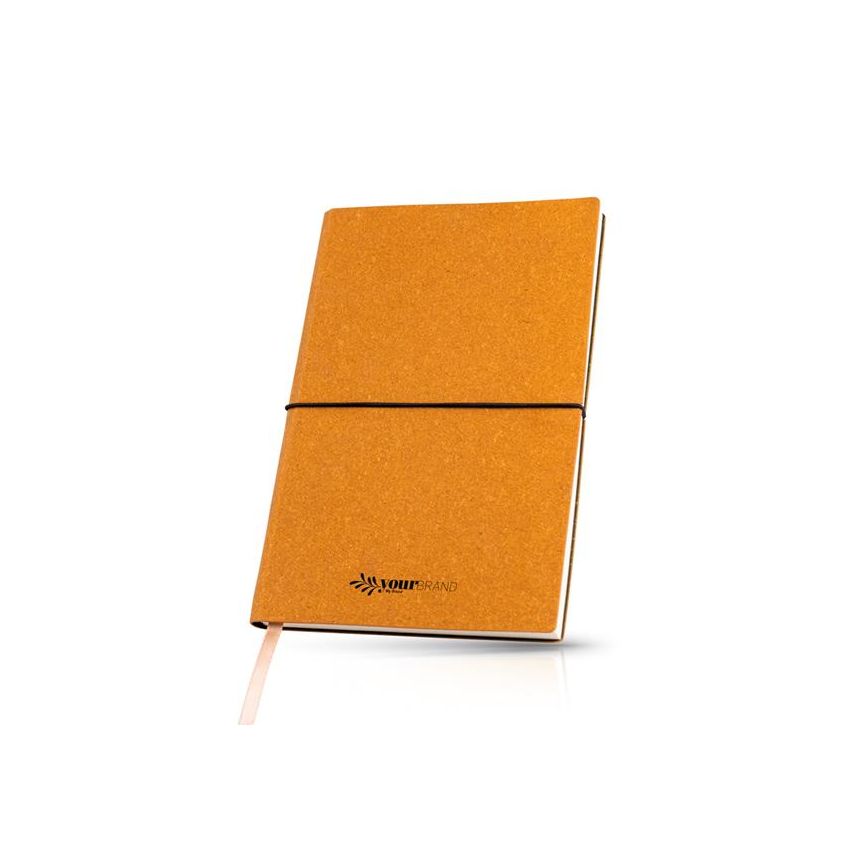 Cuaderno Dubai A5 con cubierta de piel reciclada
