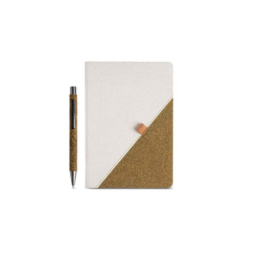 Set Vercotthé Conjunto Bloc A5 y bolígrafo c/ residuos de té