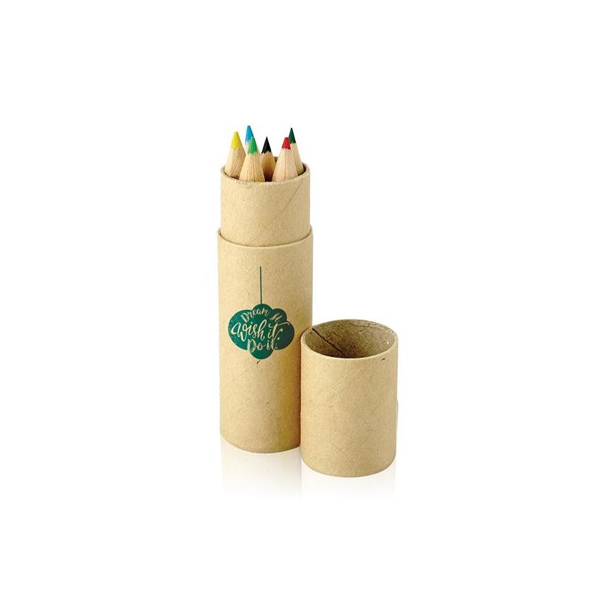 Artkid Set de 6 lápices de colores en tubo