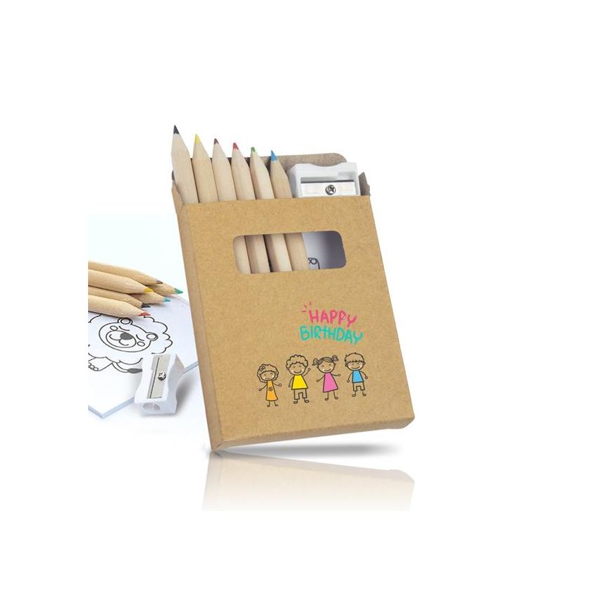 Drawyon Conjunto para colorear con dibujos y sacapuntas