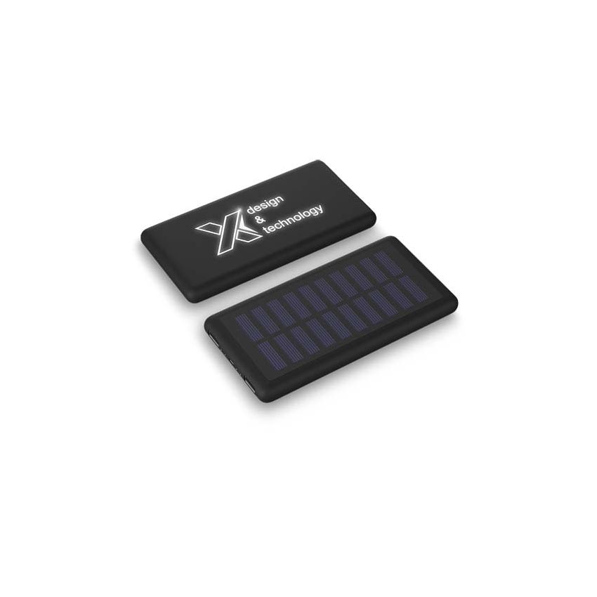 SCX.design P30 batería externa solar iluminada de 8000 mAh