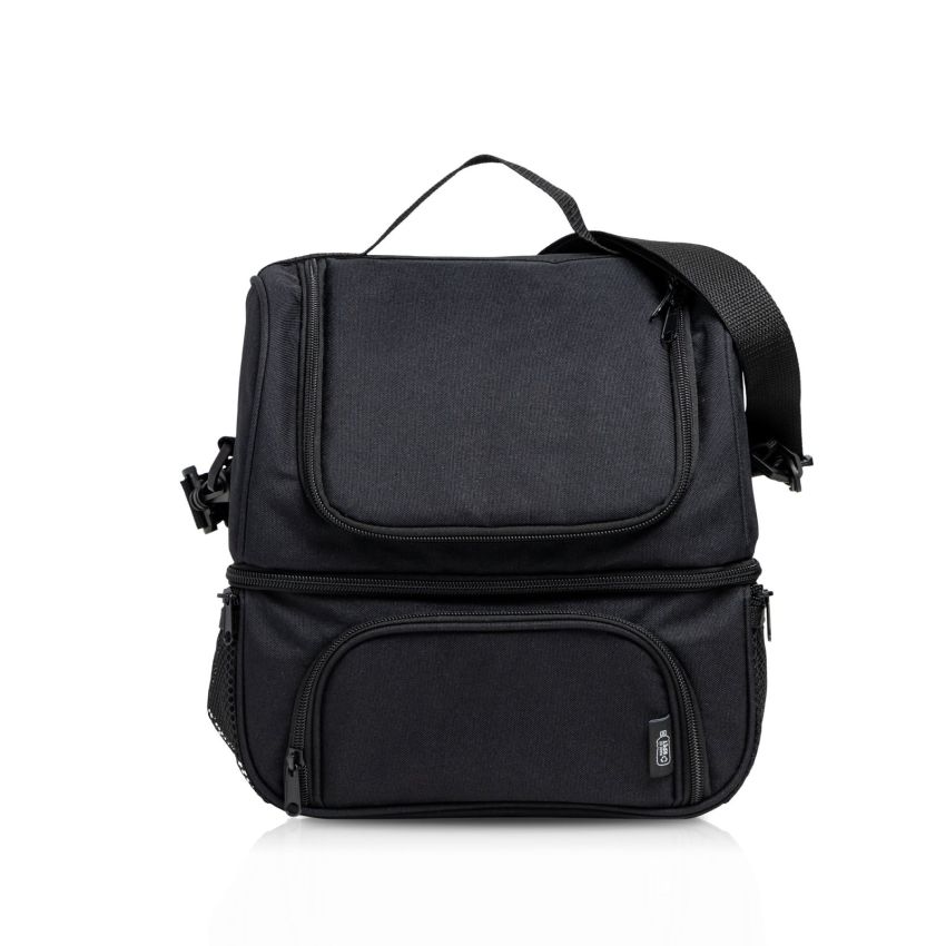 Ecolunch bolsa térmica de RPET con dos compartimentos