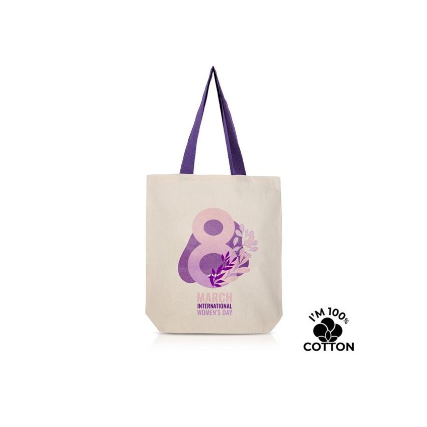 Chicotton Bolsa de asas largas 100% algodón 180g