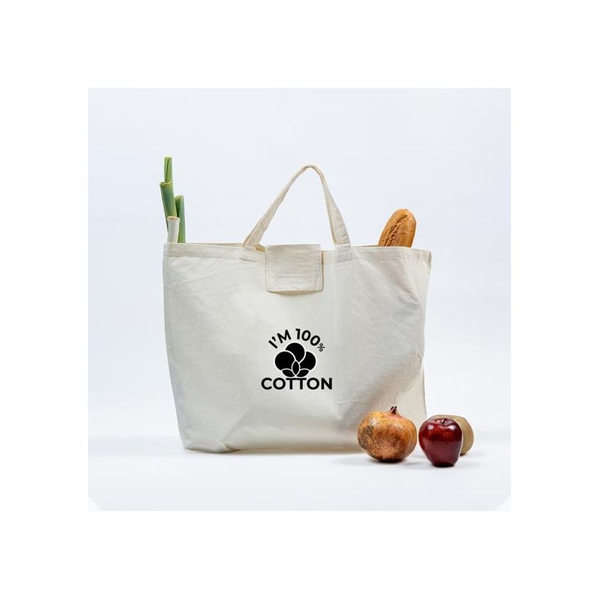Cotfold Bolsa de la compra 100% algodón 110g, plegable