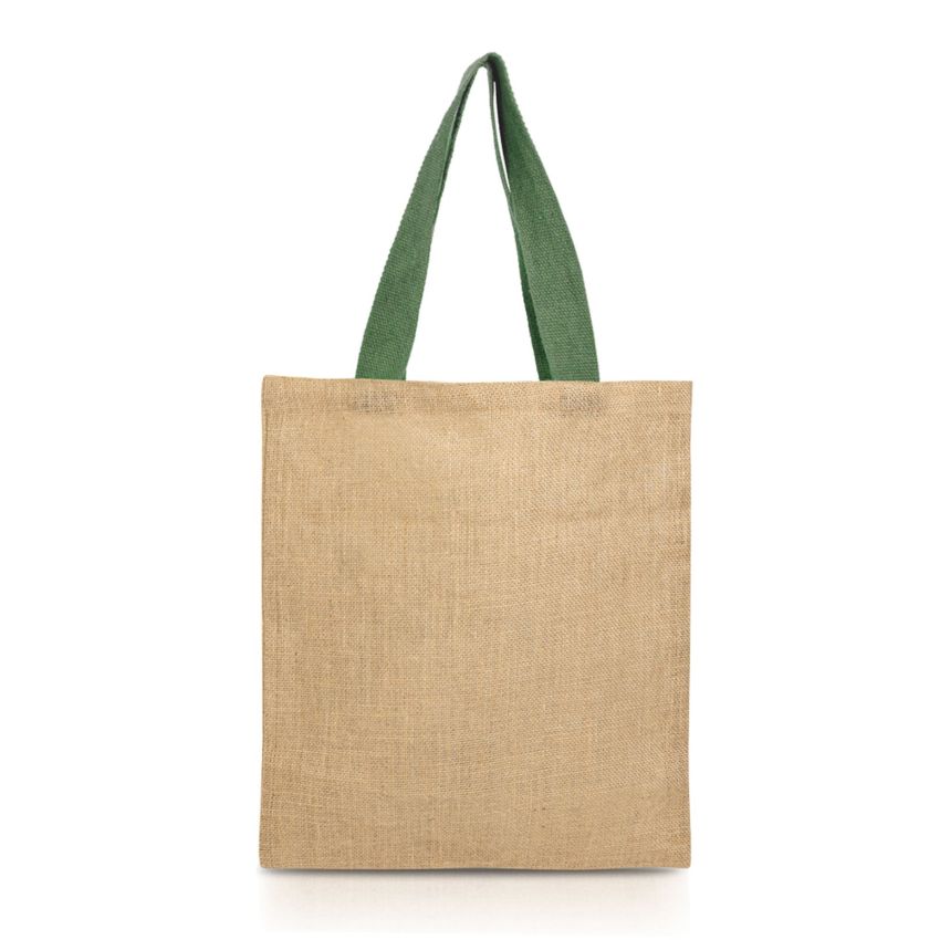 Strapcote Saco de yute, con asas de algodón