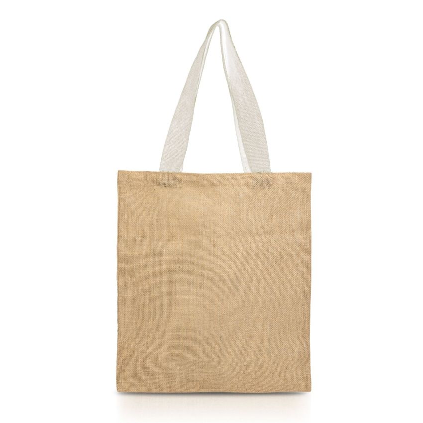 Strapcote Saco de yute, con asas de algodón