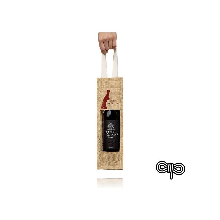 JuteOne Saco de yute, para 1 botella
