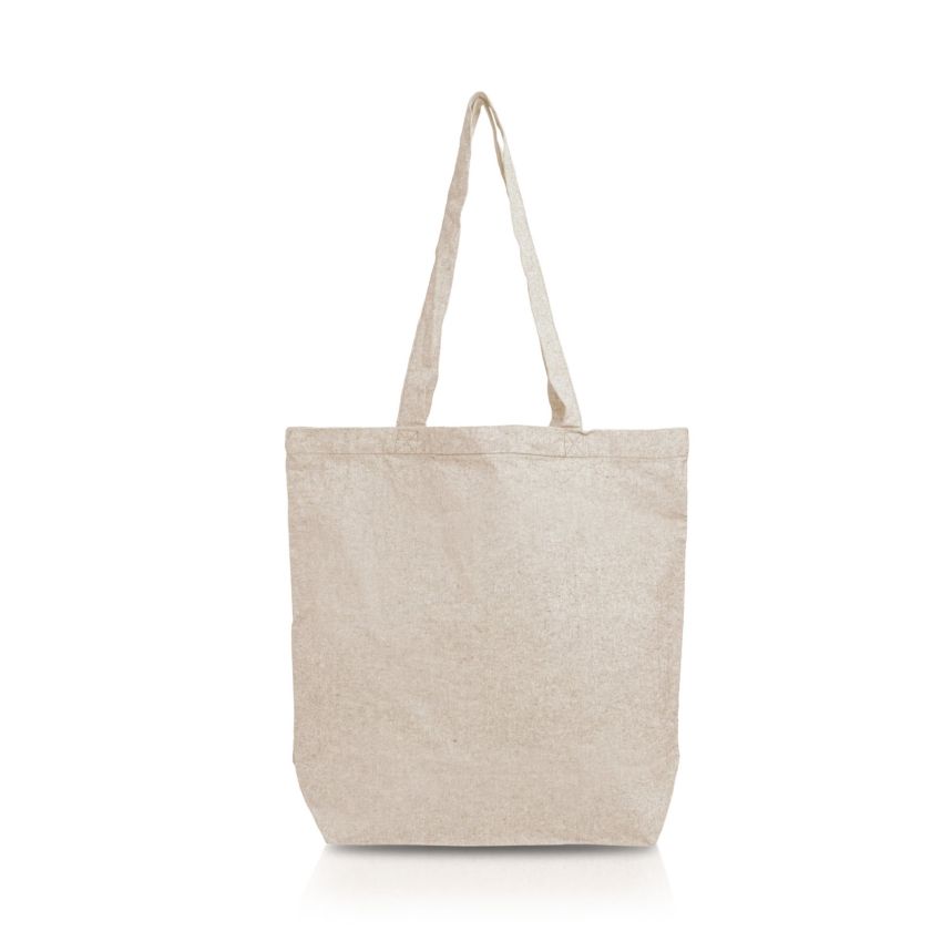 Vikbar Bolsa de algodón reciclado 190 g/m² plegable