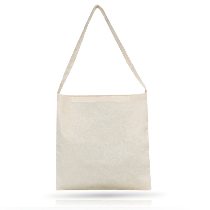 Uno Bolsa de algodón con asa única 100% algodón 140g