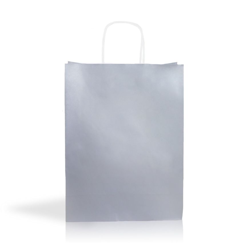 KraftColor02 Saco de papel kraft 90g/m2 24X32X11cm - colores
