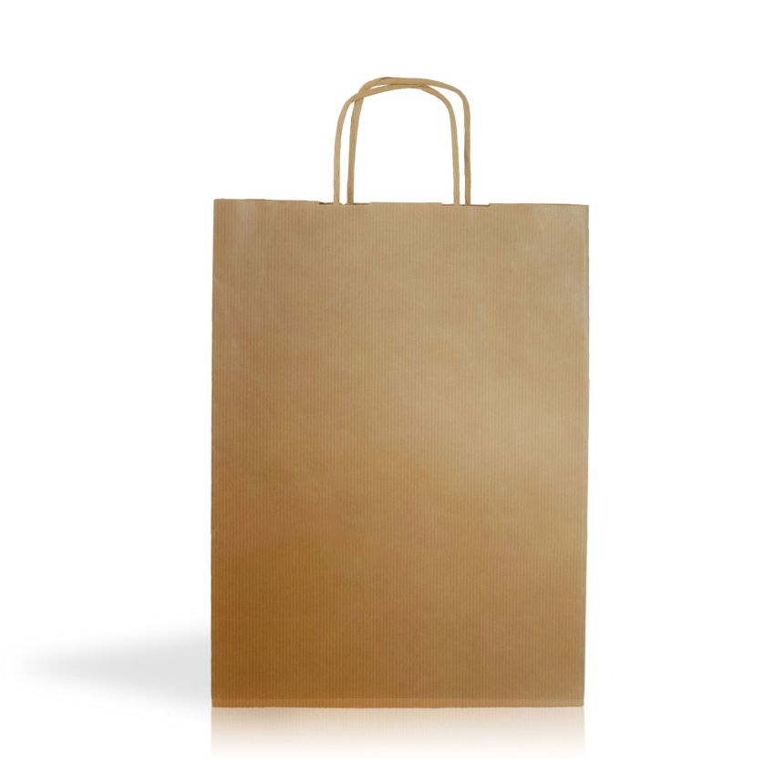 Kraft05 Bolsa de papel kraft 90g/m2 24X32X11cm