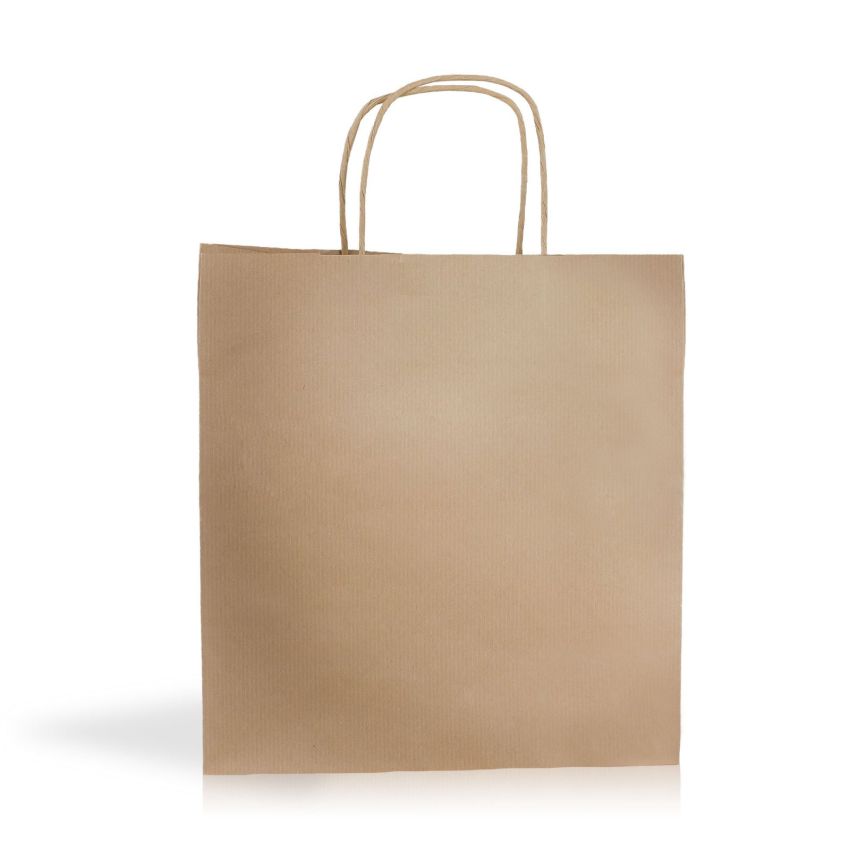 Kraft06 Bolsa de papel kraft 100g/m2 27X26X16cm