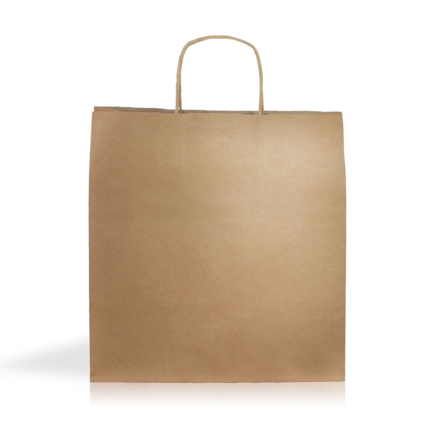 Kraft09 Bolsa de papel kraft 115g/m2 31X32X20cm