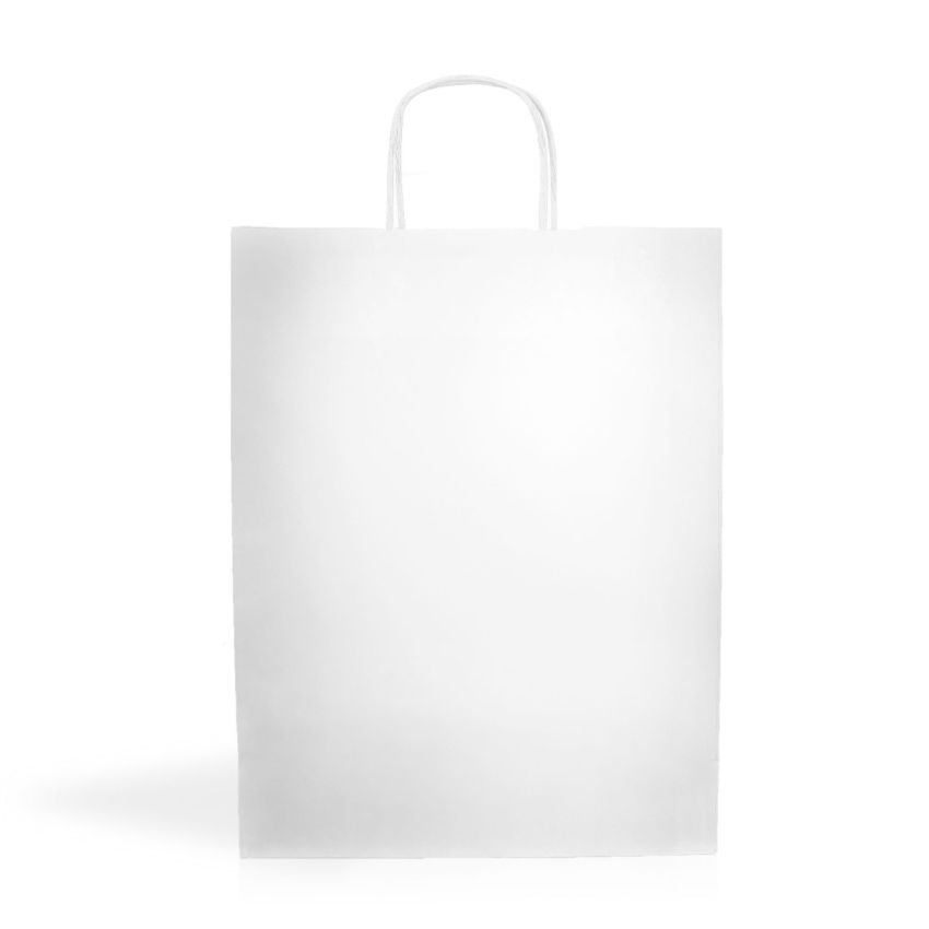 WKraft08 Bolsa de papel kraft 100g/m2 32X42X12cm - blanco