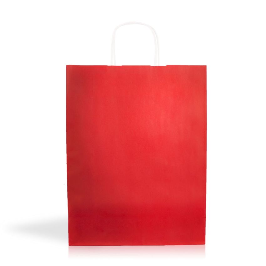 KraftColor03 Saco de papel kraft 100g/m2 32X42X12cm - colores