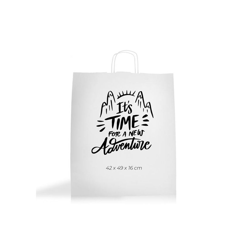 WKraft09 Saco de papel kraft 100g/m² 42X49X16cm - blanco