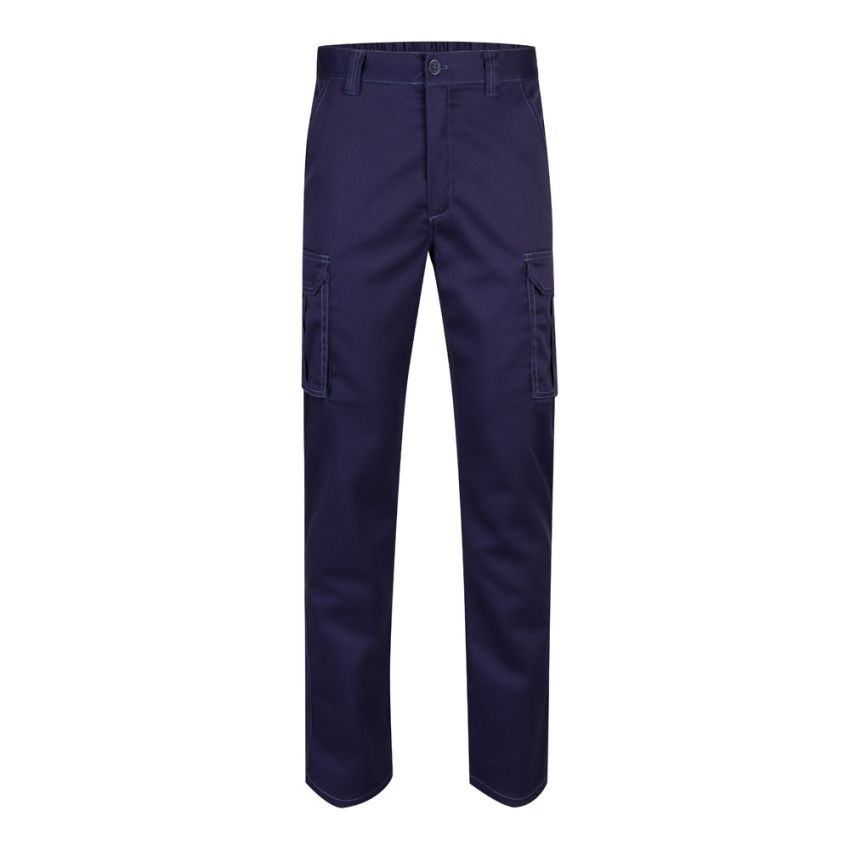 VL LUGH Pantalones elásticos multibolsillos (240g/m²) de algodón (46%), EME (38%) y poliéster (16%)