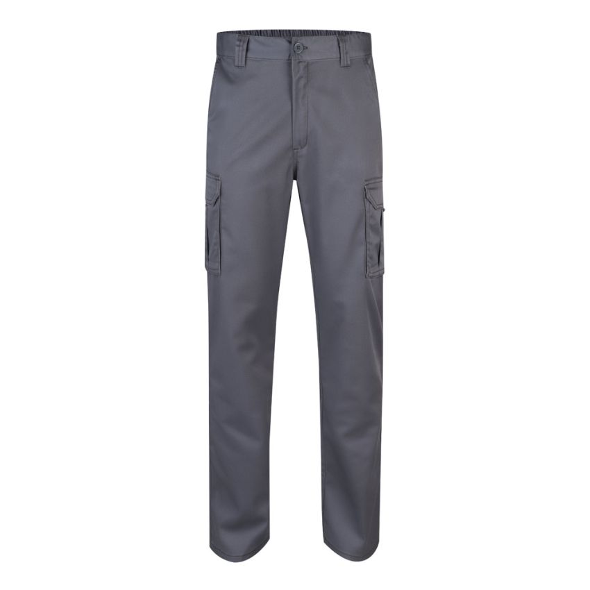 VL LUGH Pantalones elásticos multibolsillos (240g/m²) de algodón (46%), EME (38%) y poliéster (16%)