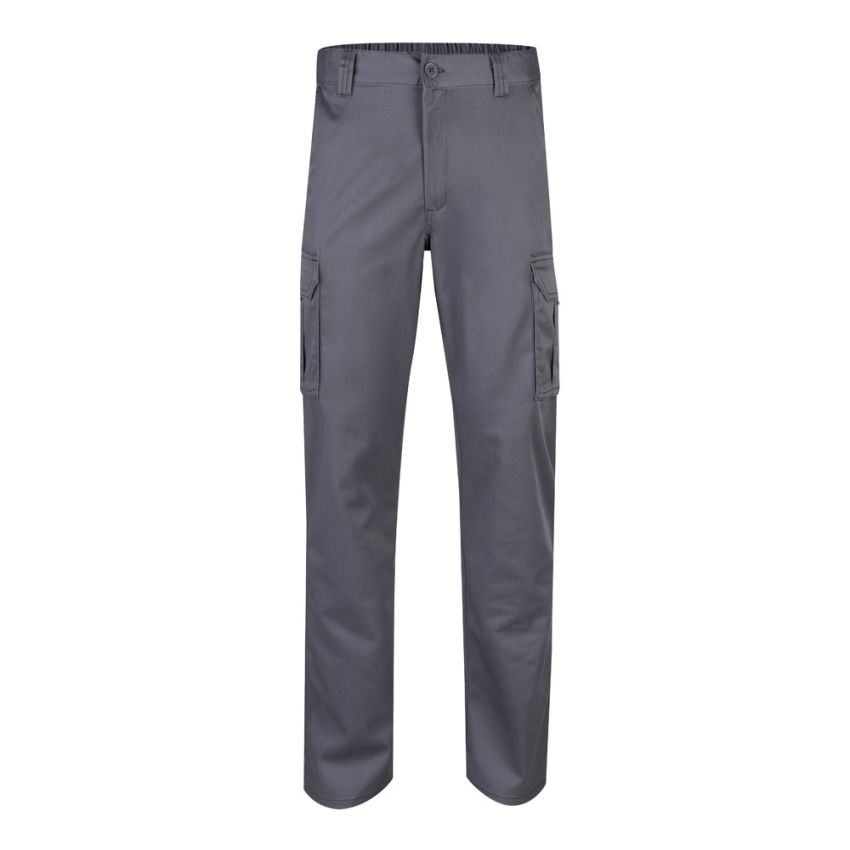 VL PAN Pantalones stretch multibolsillos (290g/m²), en algodón (46%), EME (38%) y poliéster (16%)