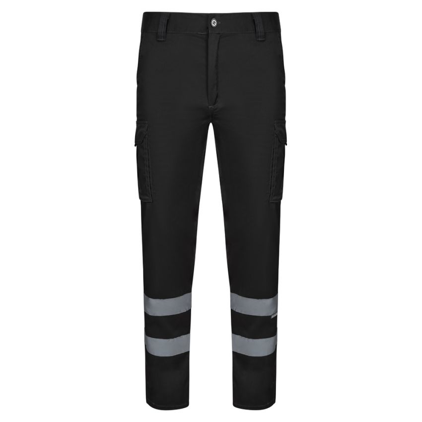 VL DIONYSUS Pantalones stretch multibolsillos (240g/m²), de algodón (46%), EME (38%) y poliéster (16%).