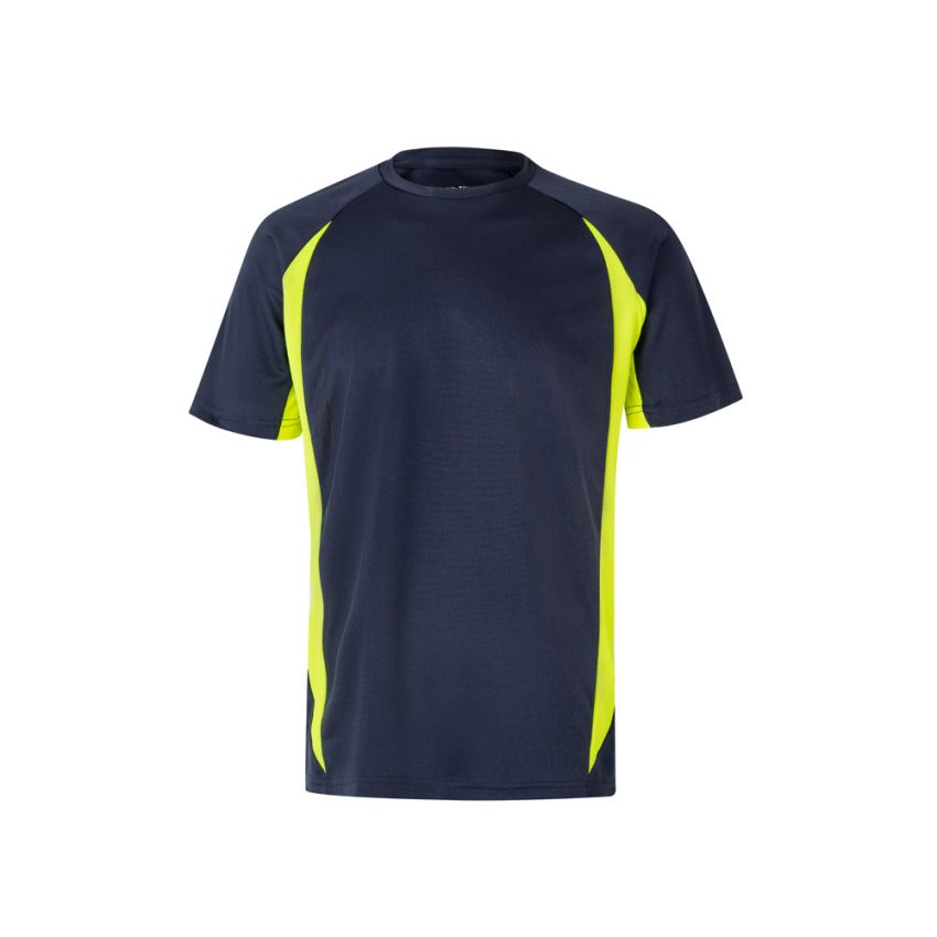 Camiseta técnica bicolor bird-eye VL SLAYER (160g/m²), de poliéster (100%)