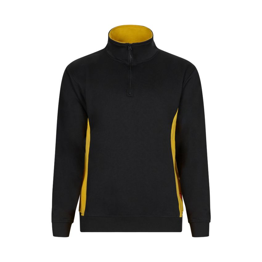 Sudadera de felpa bicolor VL SVAROG (260g/m²), en poliéster (65%) y algodón (35%)