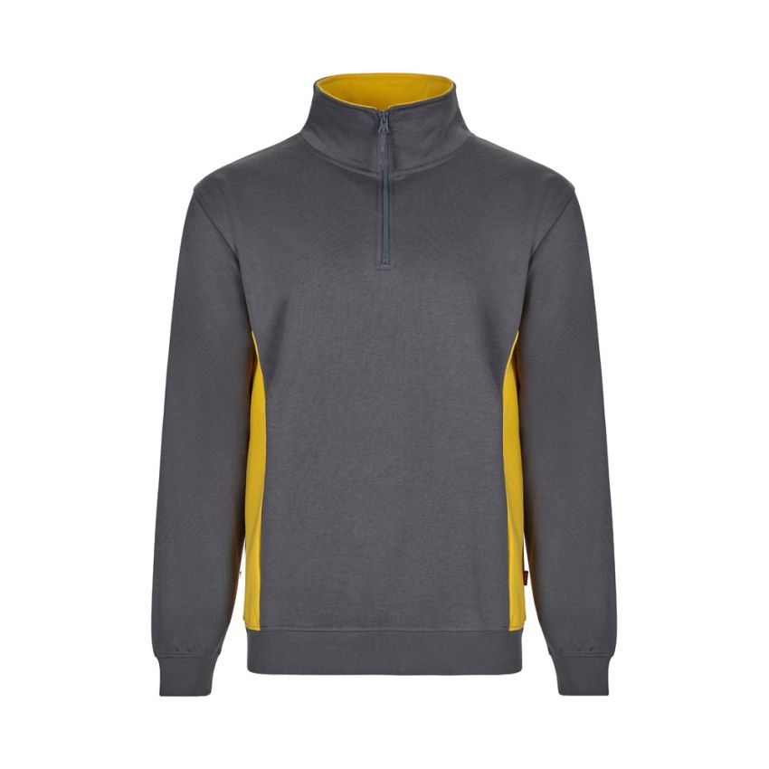 Sudadera de felpa bicolor VL SVAROG (260g/m²), en poliéster (65%) y algodón (35%)