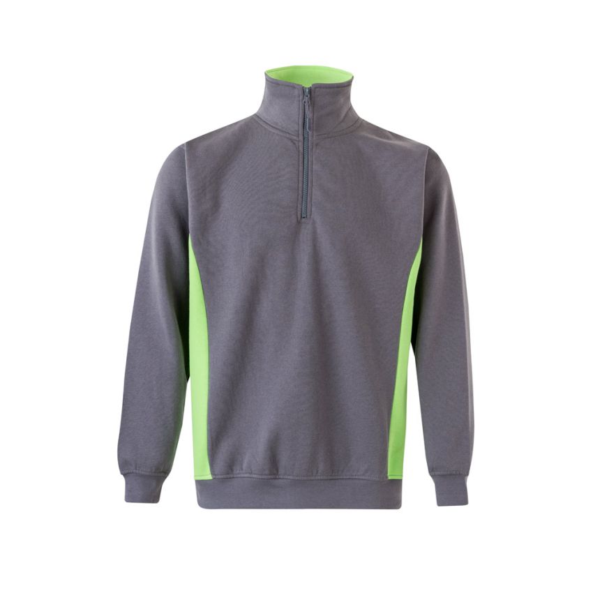 Sudadera de felpa bicolor VL SVAROG (260g/m²), en poliéster (65%) y algodón (35%)