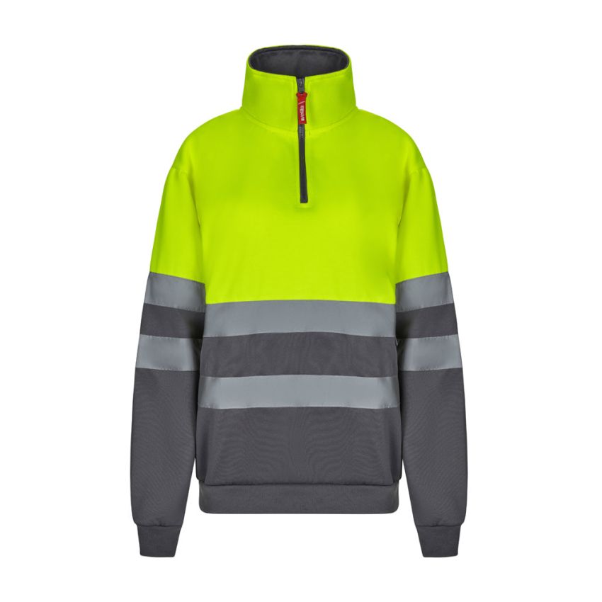 Sudadera bicolor VL THOR (300g/m²) en felpa de poliéster (100%)