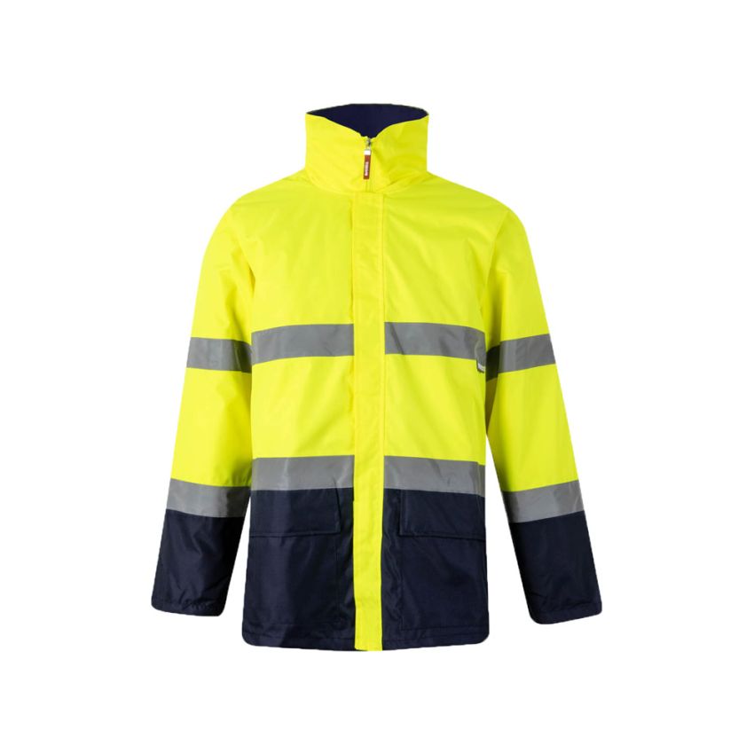 Parka bicolor VL THEMIS (190g/m²), en poliéster (100%), con revestimiento de PU