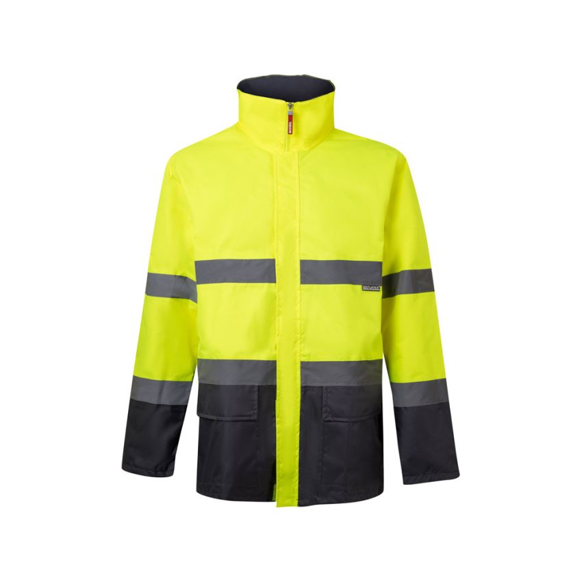 Parka VL THEMIS LARGE bicolor (190g/m²), en poliéster (100%), con revestimiento de PU