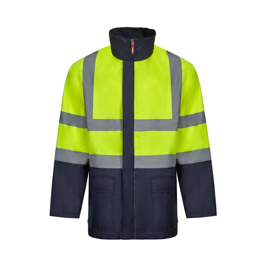 Parka 4 en 1 bicolor VL JUNO (180g/m²), de poliéster (100%) con revestimiento de PU