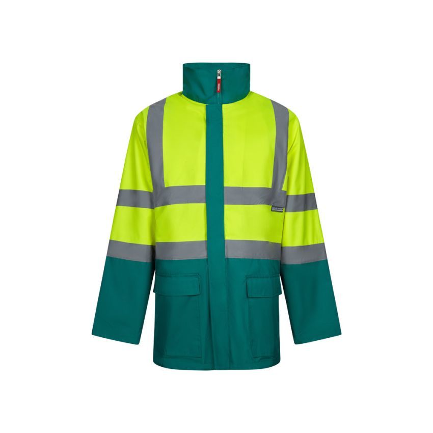 Parka 4 en 1 bicolor VL JUNO (180g/m²), de poliéster (100%) con revestimiento de PU