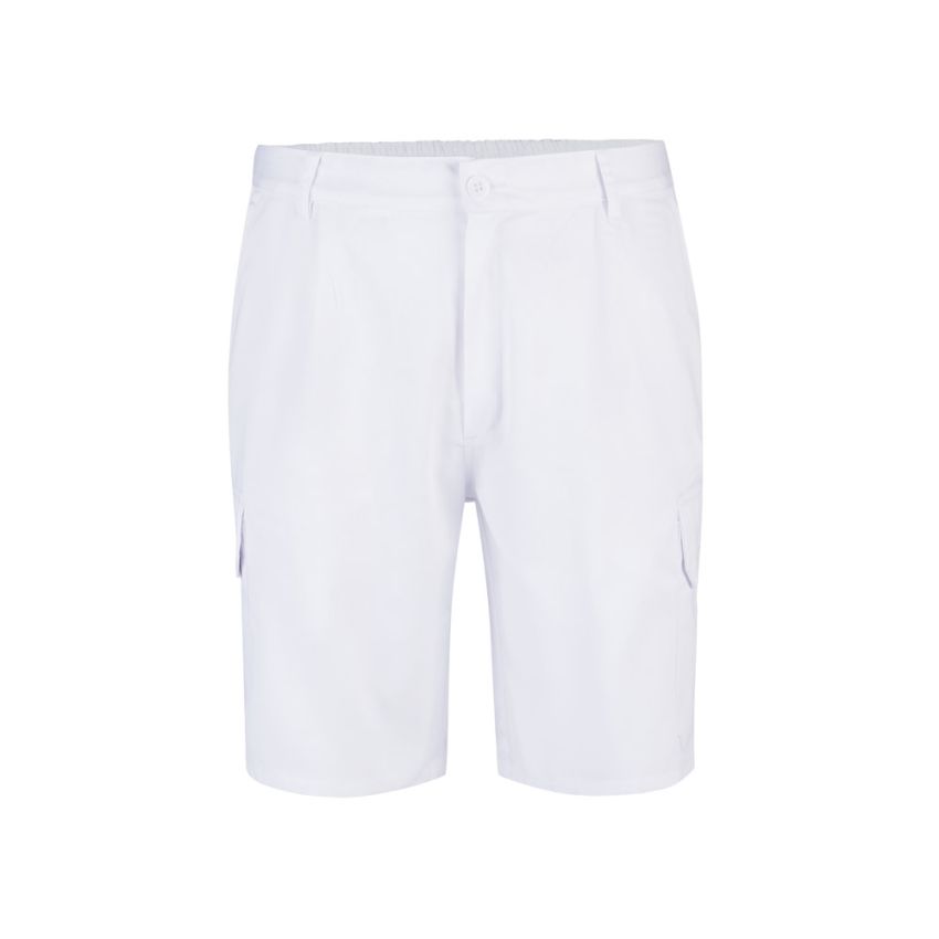 VL CHIONE Bermudas de sarga multibolsillos (200g/m²), de algodón (35%) y poliéster (65%).