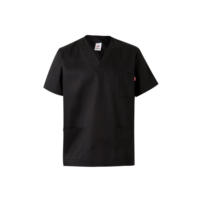 VL ILLAPA Bata de sarga (190g/m²) con manga corta, de poliéster (65%) y algodón (35%).