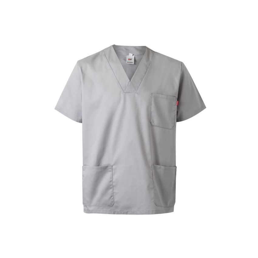 VL ILLAPA Bata de sarga (190g/m²) con manga corta, de poliéster (65%) y algodón (35%).