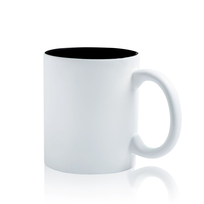 Taza de cerámica Matte Popmug con exterior mate, 325 ml