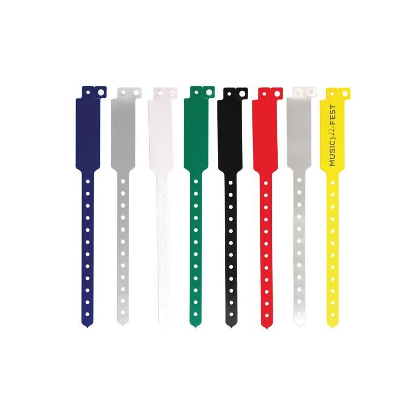 Leny Pulsera de identificación inviolable opaca de vinilo