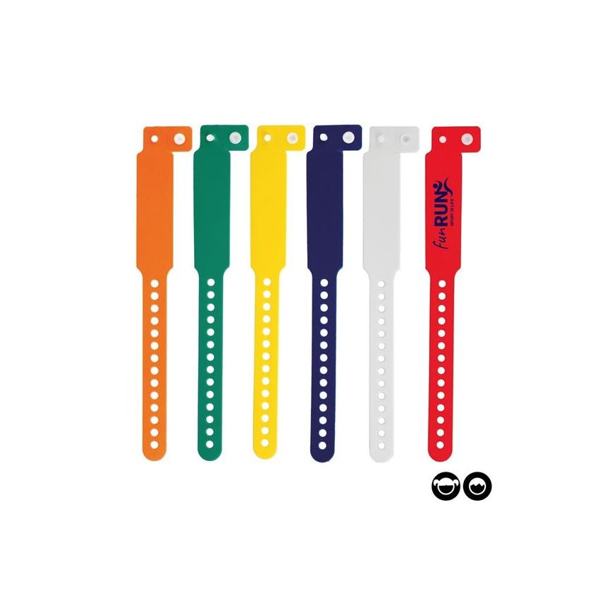 Frokk Pulsera de identificación inviolable para niños en vinilo